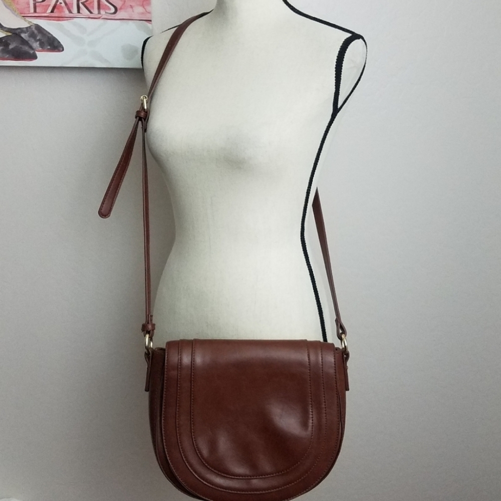 Sole Society Brown Crossbody Bag